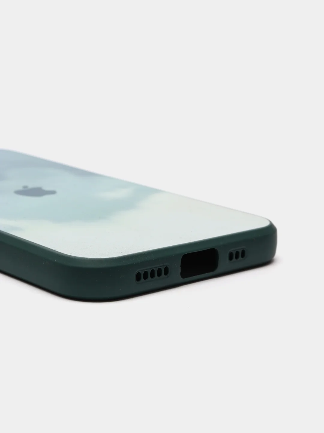 Зеленый чехол силиконовый для Apple iPhone 12promax/12pro/12/12mini/11promax/11/11pro/8/7