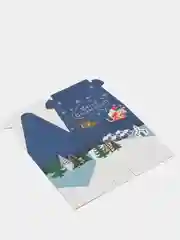 Синий новогодняя подарочная коробка 3ШТ. Merry Christmas, рождественские подарочные коробки