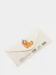 Белый конверт для денег "С Днем рождения!", открытка