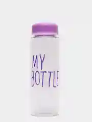 Фиолетовый бутылка для воды My Bottle в мешке, 500 мл