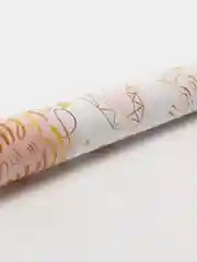 Бумага упаковочная "Счастье", 50*70 см, в рулоне 2 листа