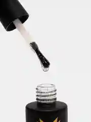 Гель-лак Milory Egg Black UV/LED, прозрачный, с белыми вкраплениями, 10 г