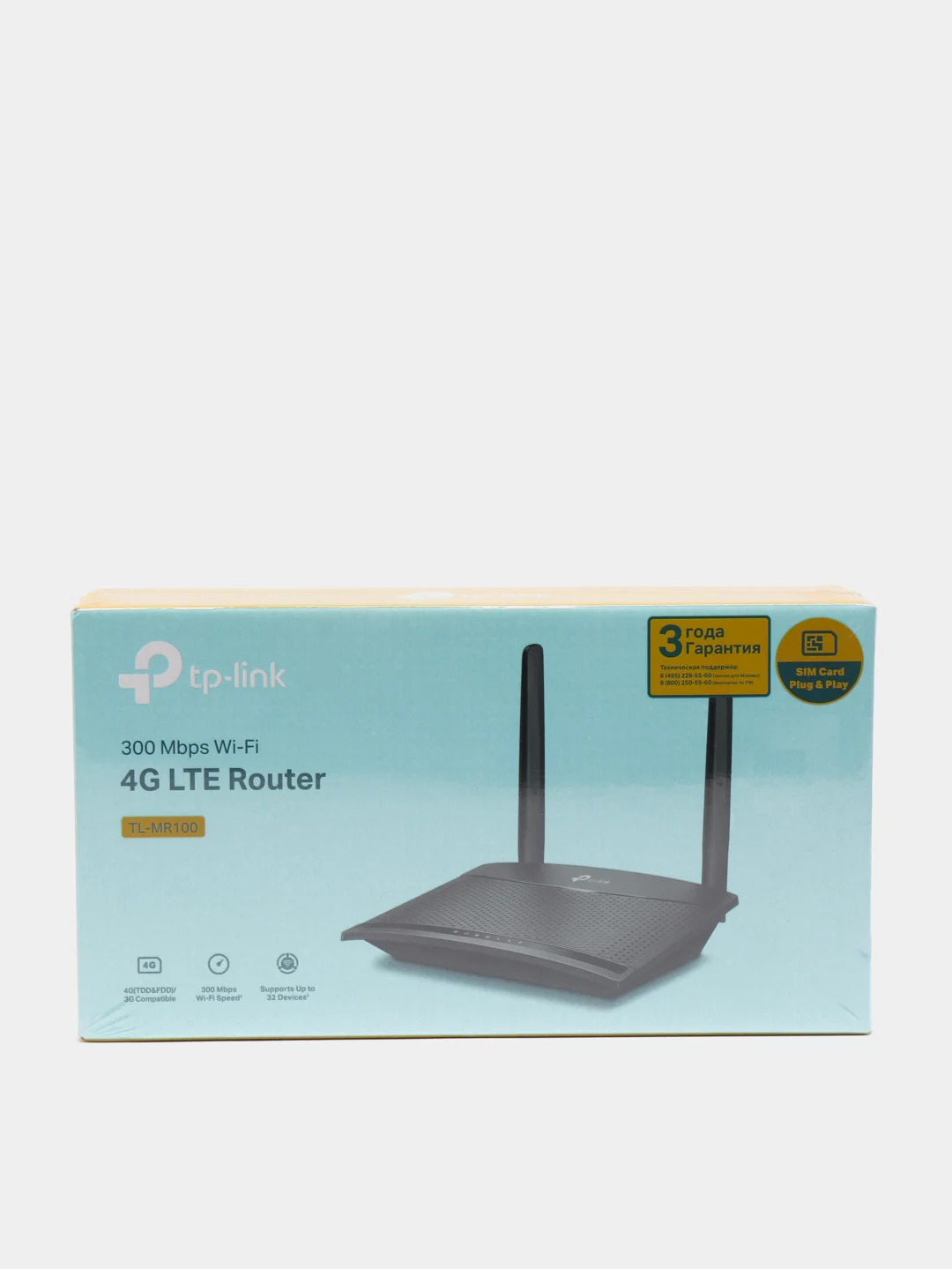 Wi-Fi роутер TP-Link TL-MR100, 4G LTE
