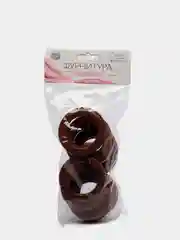 Люверсы для штор, d = 4/6,5 см, 10 шт, цвет коричневый