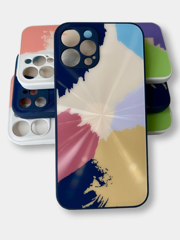 Чехол на iPhone 11, 12 Pro, 12 Pro Max с принтом и эффектом голограммы