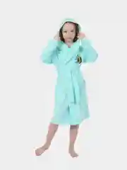 Мятный халат для девочки