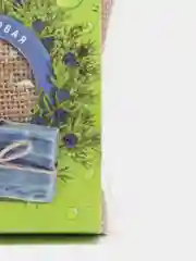Мочалка джутовая с натуральным мылом Можжевеловая