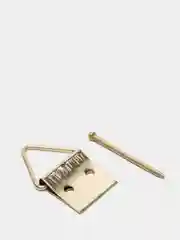 Петля для картины, 12 x 25 мм, латунированная, 8 штук