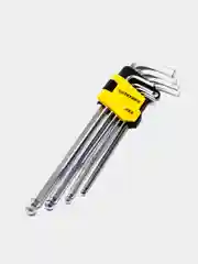 Ключи шестигранные длинные с шариком STAYER  HEX 1,5-10мм, 9 пред имбусовые 2741-H9-2