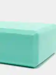 Бирюзовый блок для йоги, кирпич для стрейчинга