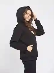 Черный спортивный женский костюм