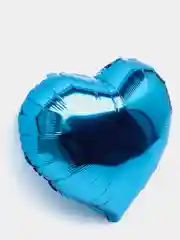 Синий шар Сердце, 45 см