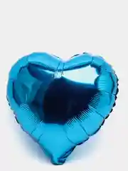 Синий шар Сердце, 45 см