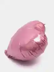 Розовый шар Сердце, 45 см
