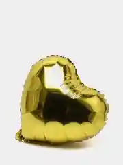 Золотой шар Сердце, 45 см
