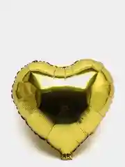 Золотой шар Сердце, 45 см