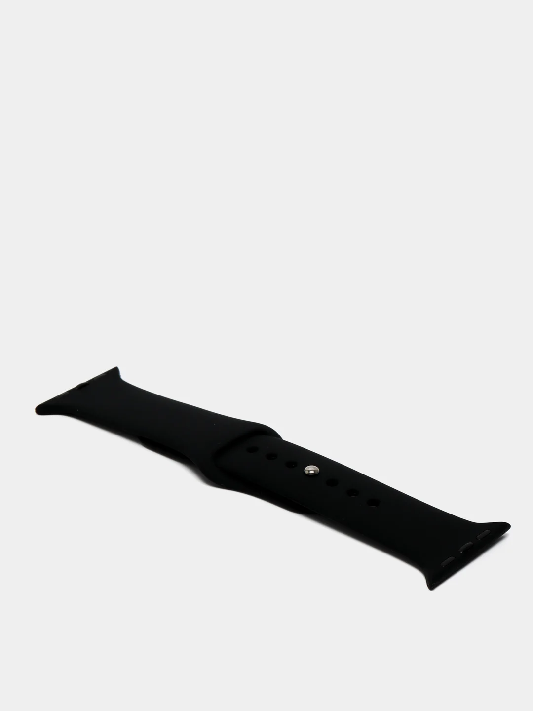 Черный силиконовый ремешок для Apple Watch 3,4,5,6,SE на 38/40