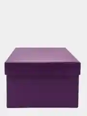 Фиолетовый коробка подарочная прямоугольная