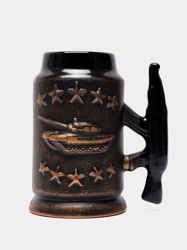 Кружка пивная "Калибр" керамическая, 0,7л