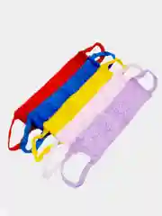 Красный мочалка для тела вязанная, длинная