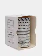 Черный клейкая декоративная лента, в наборе 10 штук, 0,5 см х 2 м