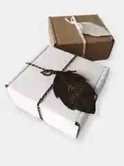 Упаковка подарка/ Набор для декора: хлопковый шнур и бирка "For you", золотое тиснение