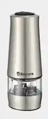 Золотистый хаки мельница Sakura SA-6670, двухсторонняя, электрическая, для специй и соли