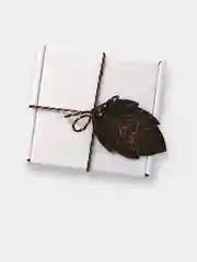 Упаковка подарка/ Набор для декора: хлопковый шнур и бирка "For you", золотое тиснение