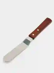 Лопатка-палетка с деревянной ручкой, изогнутая, 26 см