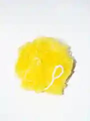 Желтый мочалка спонж шар, 12 см