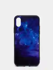 Серебряный чехол с космическими рисунками для iPhone 11, XR, X/XS, 7/8, 7P/8P, 6/6S