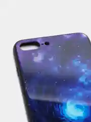 Фиолетовый чехол с космическими рисунками для iPhone 11, XR, X/XS, 7/8, 7P/8P, 6/6S