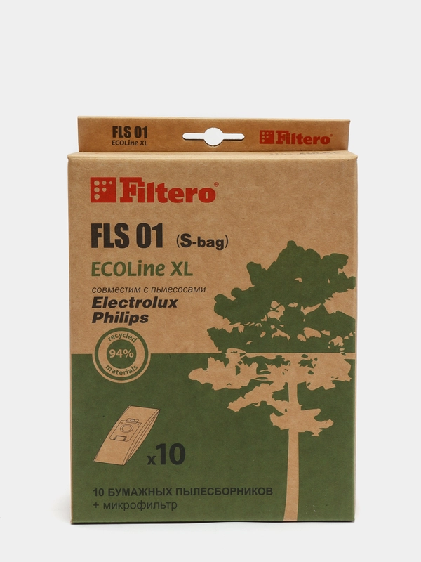 Бумажные мешки-пылесборники Filtero FLS 01 (S-bag) ECOLine XL