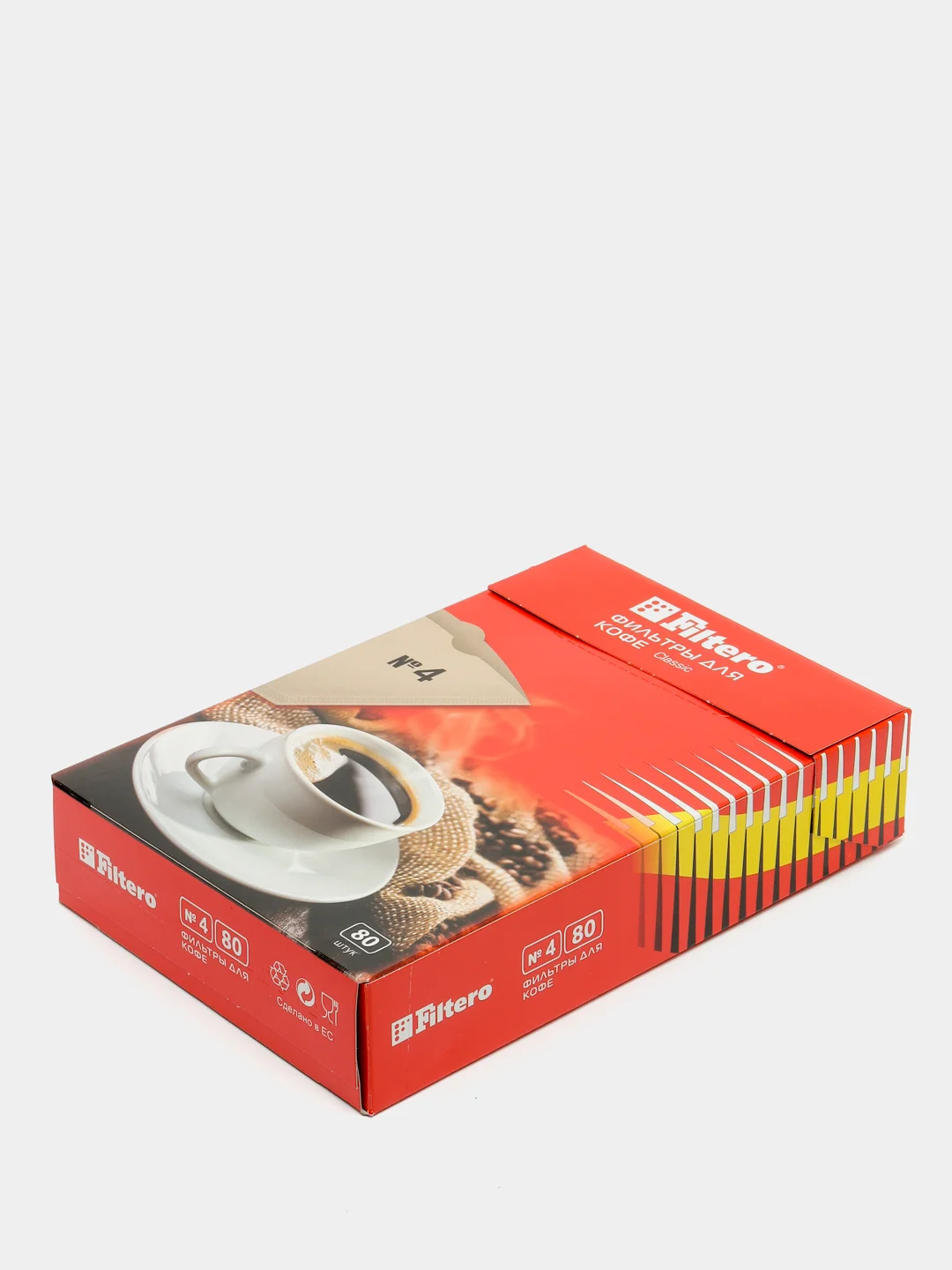 Комплект фильтров для кофеварок Filtero Classic №4, 240 штук