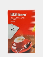 Комплект фильтров для кофеварок Filtero Premium №2/40