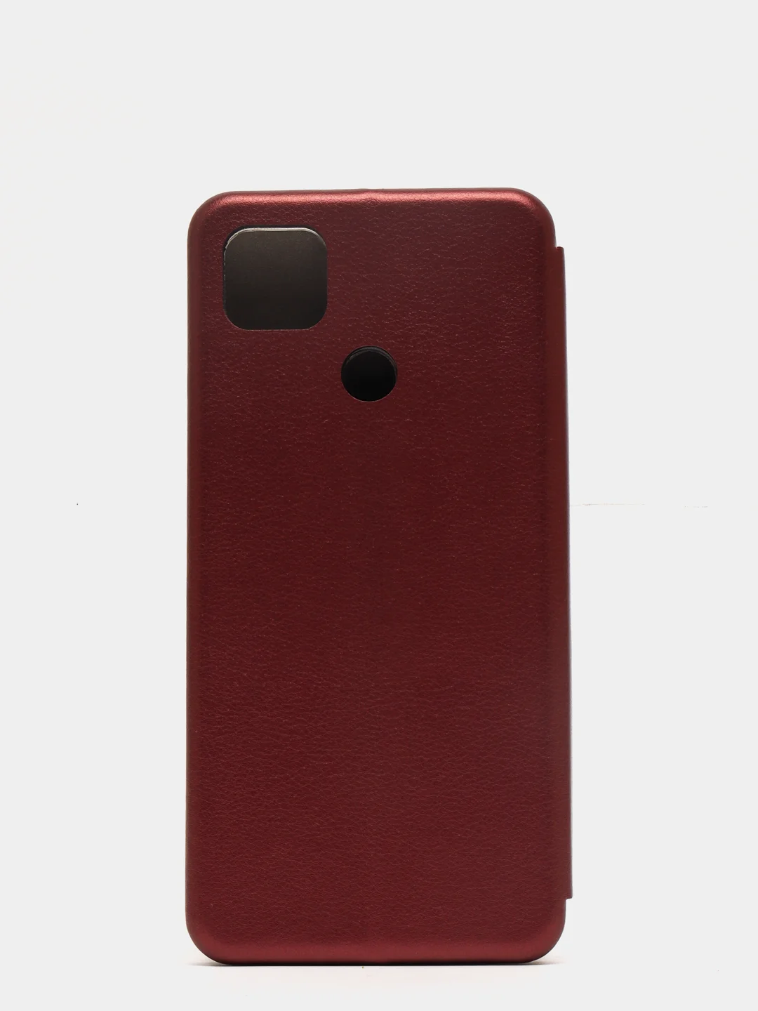 Багровый чехол-книжка для Xiaomi Redmi 9C, с магнитом
