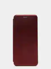Багровый чехол-книжка для Xiaomi Redmi 9C, с магнитом