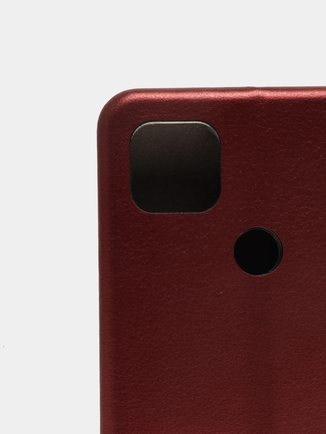 Багровый чехол-книжка для Xiaomi Redmi 9C, с магнитом