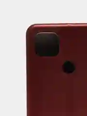 Багровый чехол-книжка для Xiaomi Redmi 9C, с магнитом