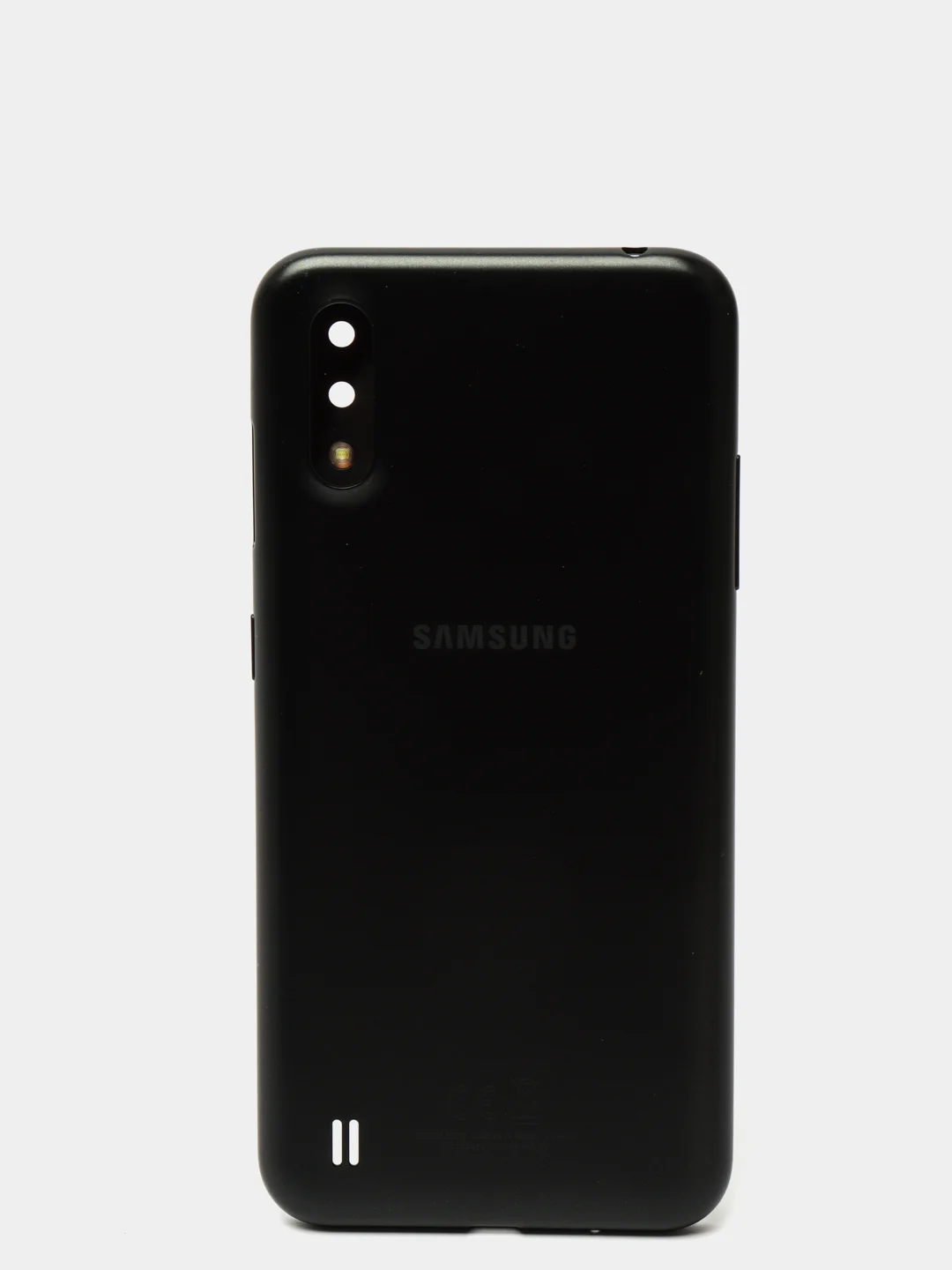 Черный задняя крышка для Samsung Galaxy A01 A015F