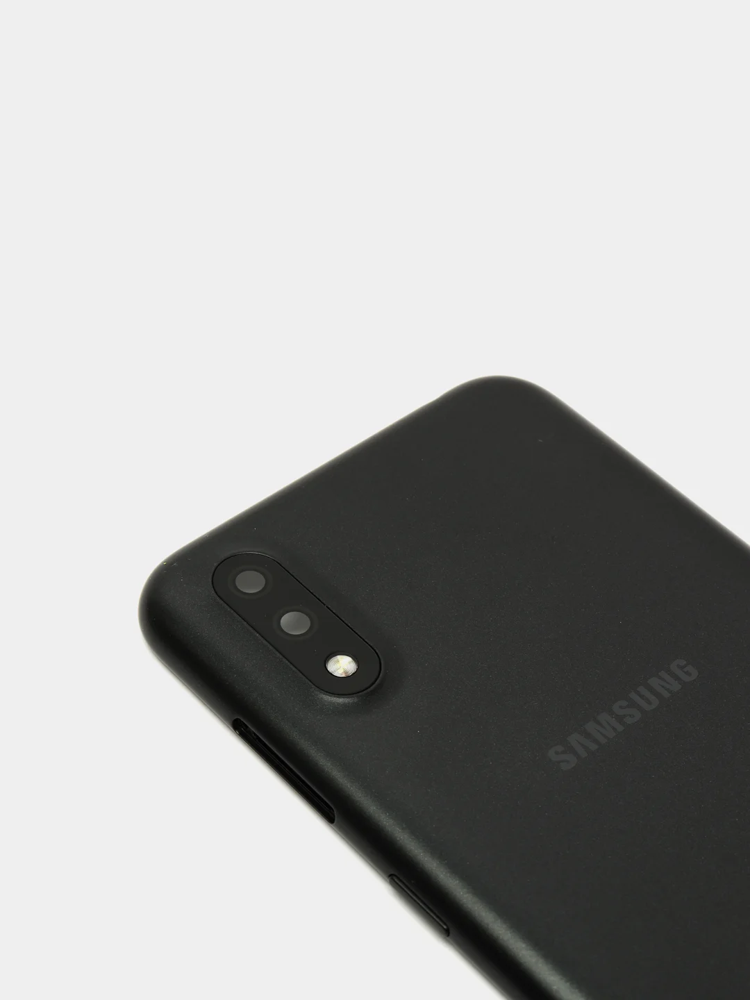 Черный задняя крышка для Samsung Galaxy A01 A015F