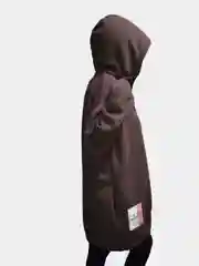 Коричневый худи на флисе