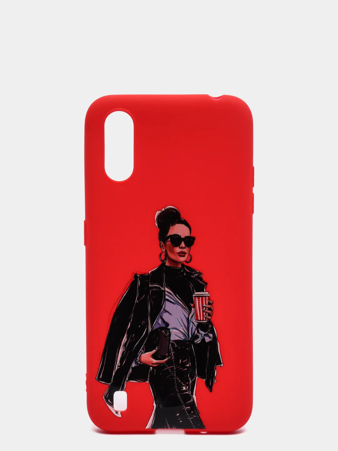 Красный чехол для Samsung A01 / M01