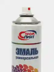 Аэрозольная эмаль (краска) алкидная быстросохн., серая, СтройПинт, 520мл (полуглянцевая)