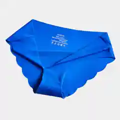 Синий трусы женские, бесшовные