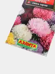 Семена цветов Астра "Огненный король", смесь сортов, 0,2 г, ц/п