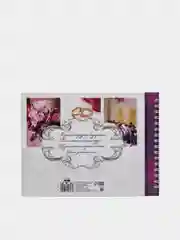 Книга пожеланий "Фиолетовые цветы", на пружине, 20 х 15 см