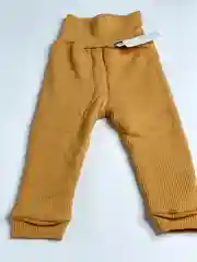 Горчичный утепленные лосины