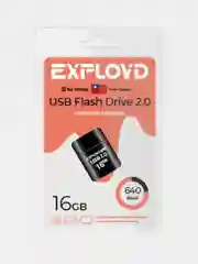Флеш-накопитель Exployd 640 Flash, USB 2.0, 6 объемов памяти