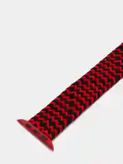 Бордовый плетеный нейлоновый ремешок / монобраслет для Apple Watch 38, 40, 42, 44 мм